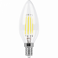 Лампа филаментная светодиодная Feron LB-713 Свеча E14 11W 4000K