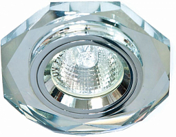 Светильник встраиваемый Feron DL8020-2/8020-2 потолочный MR16 G5.3 серебристый