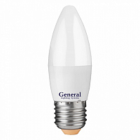 Лампа General "Свеча" GLDEN-CF-10Вт-230-E27-4500К
