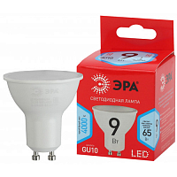 Лампа светодиодная ЭРА LINE LED MR16-9W-840-GU10 9Вт софит нейтральный