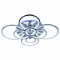 Люстра светодиодная Profit Light 8077/8 CHR 256W+11W RGB 3000-6000K пульт