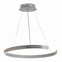 Подвесная светодиодная люстра ProfitLight 6039/1 WHT+CHR 120W 3000-6000K 8400lm пульт