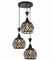 Подвесной светильник Seven Fires Avan SF4041/3P-BK-AM