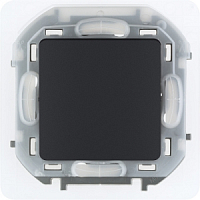 Механизм переключателя 1-кл Inspiria 10А IP44 250В 10AX антрацит Legrand