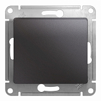 Механизм переключателя 1-кл. СП Glossa 10А IP20 10AX графит SE