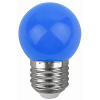 Лампа светодиодная ERABL45-E27 P45 1Вт шар син. E27 4SMD для белт-лайт ЭРА