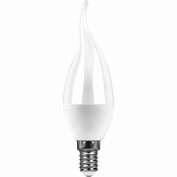 Лампа светодиодная SAFFIT SBC3709 Свеча на ветру E14 9W 6400K