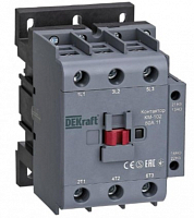 Контактор КМ-102 3п 80А кат. 230В AC 1НО+1НЗ AC-3 AC-4 DEKraft 22009DEK