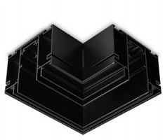 Коннектор угловой для шинопровода Magnetic 48V в натяжной потолок GL3392 BK черный Ambrella light