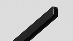 Накладной трек 1000 мм, без заглушек (PAINT BLACK) Упаковано в тубус