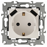 Механизм розетки Elegance 16А 250В 2P+E с 2хUSB 5В-3А 14-4109-02 защ.шторки сл.кость ЭРА