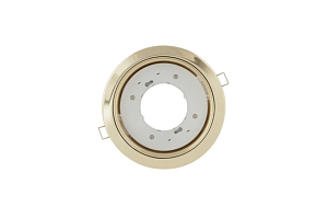 *Светильник ультратонкий повортный встраиваемый, GX53-H5-M GOLD