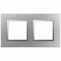 Рамка 2-м Elegance 14-5012-03 Classic, алюминий ЭРА