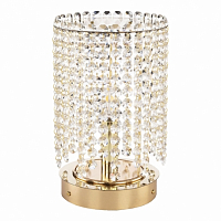 Интерьерная настольная лампа хрустальная APL LED Sicilia SH500.L3.17-26.A.Gd.E14