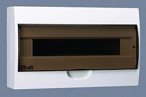 Корпус навесной ЩРН-П-18 18мод. IP41 пластик. DEKraft