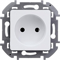Механизм розетки 1-м СП Inspiria 16А IP20 250В 2P бел. Legrand