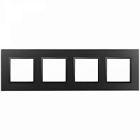 Рамка 4-м Elegance 14-5014-05 Classic, антрацит ЭРА