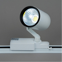 **Трековый светильник Elvan 01-18W LED COB 6000K (WH) белый