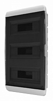 Щит встраиваемый ЩРВ-П-36 мод. прозр. черн. дверь IP41 Tekfor BVK40-36-1