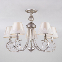 Потолочная люстра Eurosvet Incanto 60069/5 серебро E14 5*40W