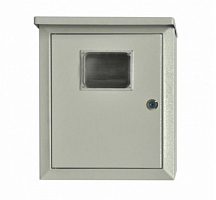 Щит 320х280х140 с козырьком №2 и стеклом IP54