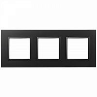 Рамка 3-м Elegance 14-5013-05 Classic, антрацит ЭРА
