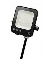 Прожектор USL-106 iSVET 10вт, 6500К, 900lm, 100-260В, импульс драйвер, черный