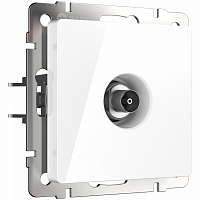 Розетка ТВ оконечная белая WL01-TV W1183001 WERKEL