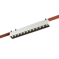 Трековый светильник ST Luce Band ST455.536.12 белый LED 12W 3000K 1060Lm Ra90 IP20 L323xW40xH45 48V