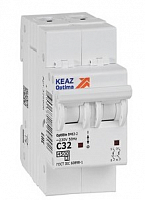 Выключатель автоматический 2п 32А С 4,5КА AC OptiDin BM63-2C32-4,5-УХЛЗ КЭАЗ