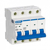 Выключатель автоматический модульный 4п C 50А 4.5кА NXB-63S (R) CHINT