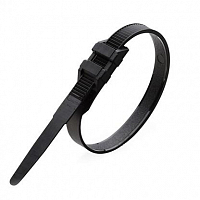 Стяжки нейлоновые КСУ 9х350 черн. (100шт) Fortisflex