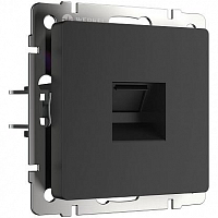 Розетка Ethernet RJ-45 черный матовый Werkel WL08-RJ-45 W1181008