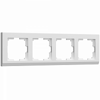 Рамка на 4 поста белый WL04-Frame-04-white W0041801 Werkel Stark