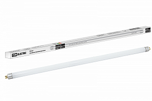 Лампа люминесцентная линейная двухцокольная ЛЛ-12/16Вт, T4/G5, 4000 К, длина 468,7мм TDM