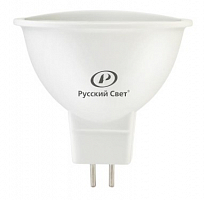 Лампа светодиодная RS GU5.3 5W 12V 6500К 5Вт 500лм Ra 90 рефлектор Русский Свет 15011345071
