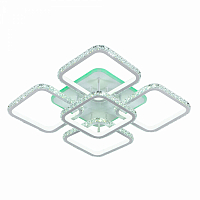 Люстра светодиодная Profit Light 8010/4+1 WHT 320W+8W RGB 3000-6000K пульт
