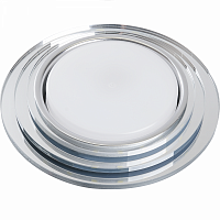 Светильник встраиваемый LED подсветкой Feron CD5024 круг 20LED*2835 SMD 4000K GX53 прозрачный
