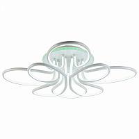 Светодиодная люстра Profit Light 6009/4+4A WHT 224W+8W RGB 3000-6000K 16300lm пульт