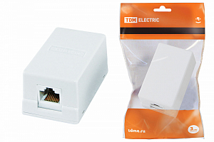 **Розетка компьютерная 1хRJ-45 TDM