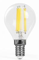 Лампа светодиодная, 1300LM 8W 175-265V E14 4000K G45 прозрачная, LB-1708