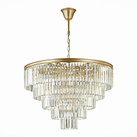 *Подвесная люстра ST Luce Ercolano SL1624.203.15 15*E14 шампань/прозрачный