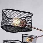 *Подвесная люстра Ambrella light Traditional Loft TR80172 бронза/черный 6*E27 40W 