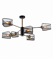 *Подвесная люстра Ambrella light Traditional Loft TR80172 бронза/черный 6*E27 40W