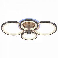 Люстра светодиодная Profit Light 8077/4 NKL 100W+7W RGB 3000-6000K 7400lm пульт