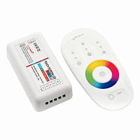 Контроллер радио RGB+W 2.4G сенсорный 4Ch*6A 12/24V белый RF-RGBW-S-24A SWG