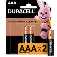 Батарейки Duracell LR03-2BL BASIC блистер 2 шт. (цена за шт)