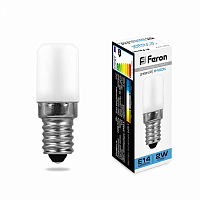 Лампа светодиодная Feron LB-10 E14 2W 6400K для холодильника