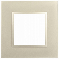 Рамка 1-м Elegance 14-5011-04 Classic, шампань. ЭРА