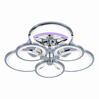 Люстра светодиодная Profit Light 1277/6 CHR A 144W+8W RGB 3000-6500K пульт